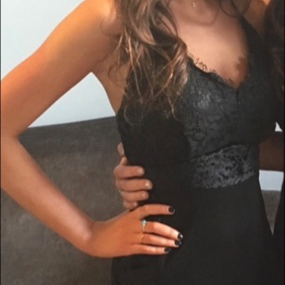 Maxi black dress